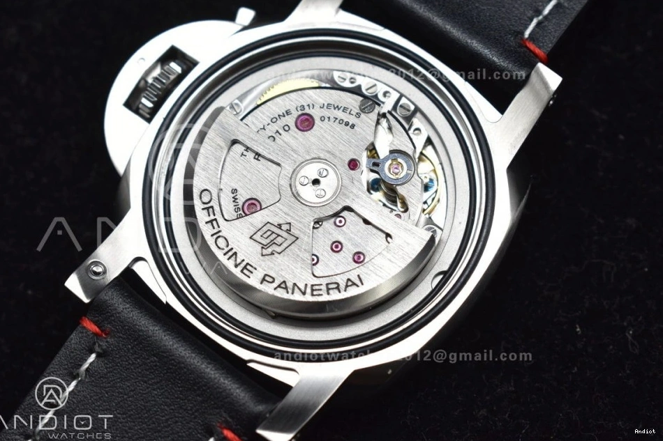 PAM732 Best Leather Green Brown  Dial Dark Edition P9010 1:1 on TTF Strap 0317